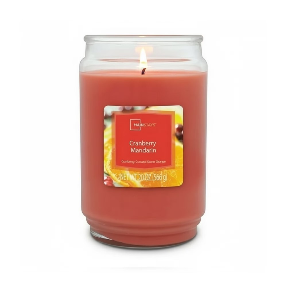 Home Fragrance Aromatherapy - Bougie parfumée aux canneberges et mandarines,