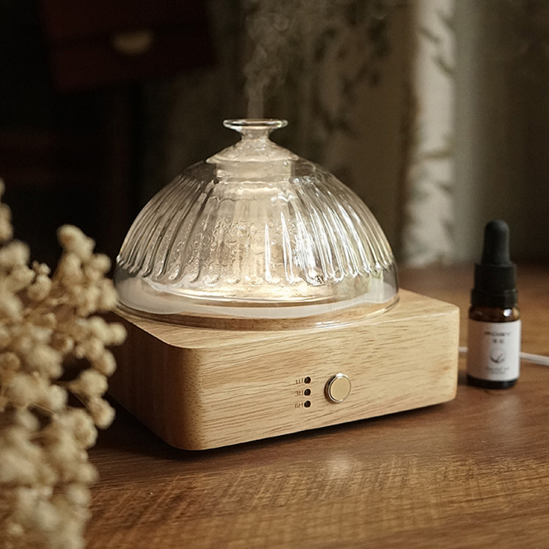 Home Fragrance Piano - FOGY-Machine d'aromathérapie européenne en bois massif,