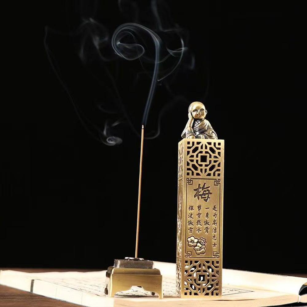 Home Fragrance Zen - Nouveau brûleur d'encens vertical, boîte en
