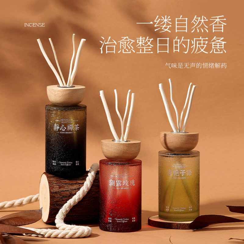 Home Fragrance Zen - Diffuseur d'arômes en rotin, Ornement parfumé