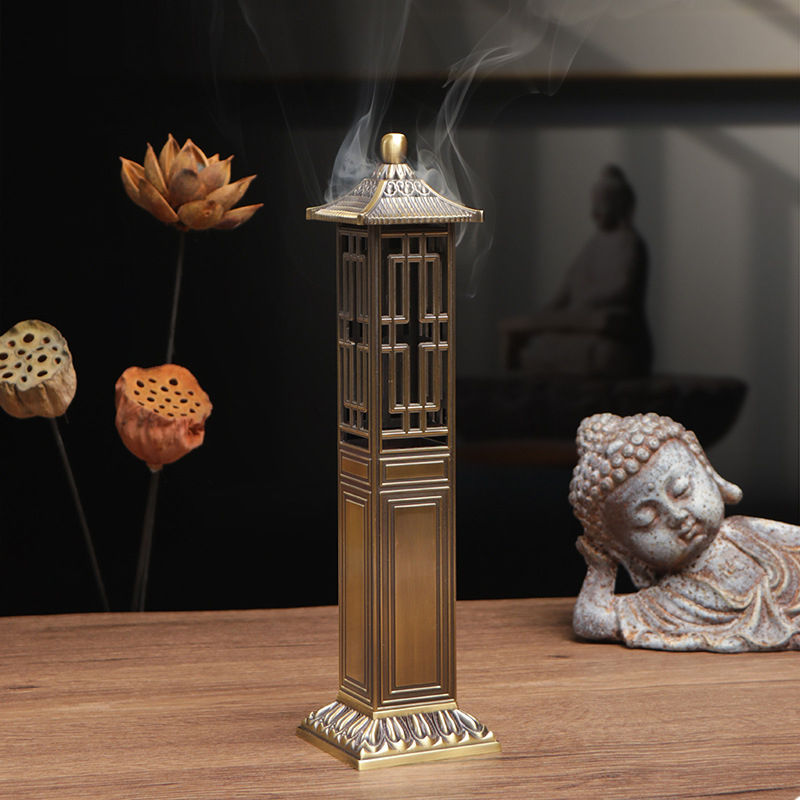 Home Fragrance Zen - Brûleur d'encens Vertical pavillon de Style