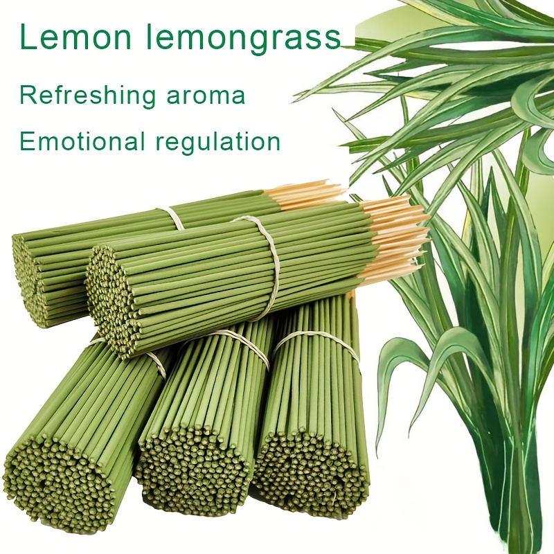 Home Fragrance Lemongrass - 11/67/137 pièces, bâtons d'arôme de citronnelle