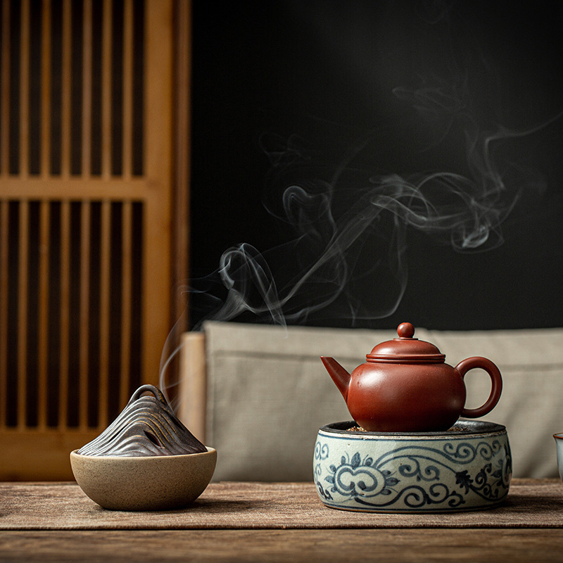 Home Fragrance Zen - Porte-parfum de méditation, brûleur d'encens créatif