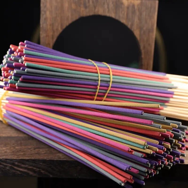 Home Fragrance Lemongrass - Bâtons d'encens en bambou multicolores longue
