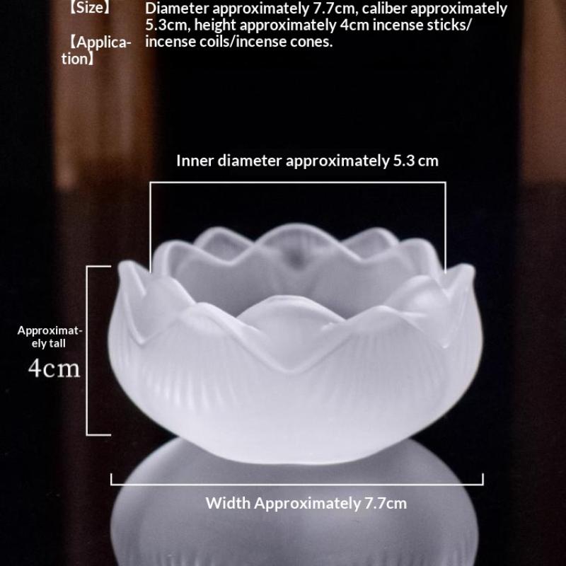 Home Fragrance Zen - Porte-encens créatif en verre cristal en