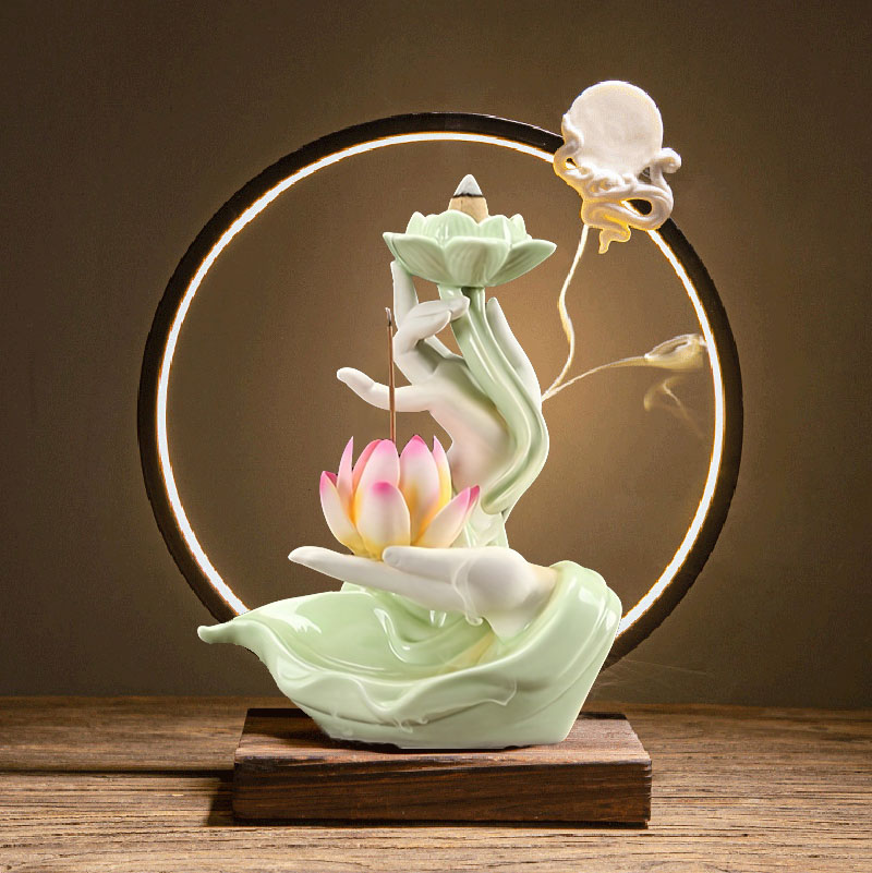 Brûleur d'encens à reflux en c - Home Fragrance Zen avis et prix