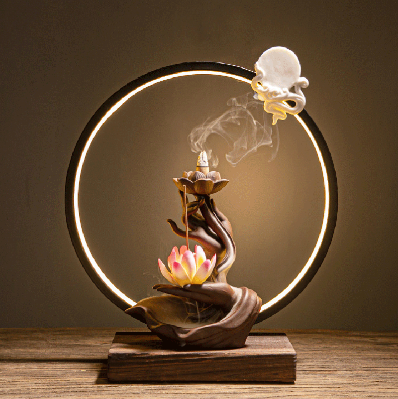 Brûleur d'encens à reflux en c - Home Fragrance Zen avis et prix