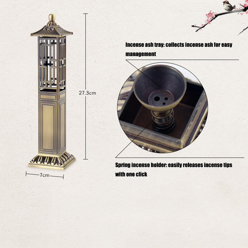 Brûleur d'encens Vertical pavi - Home Fragrance Zen avis et prix