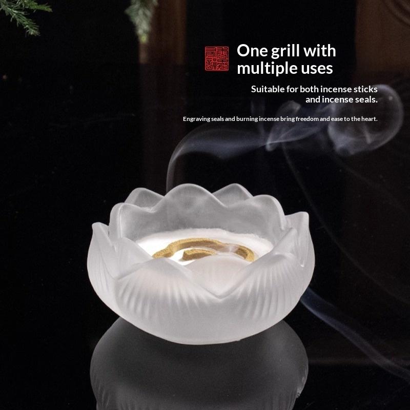 Porte-encens créatif en verre  - Home Fragrance Zen avis et prix